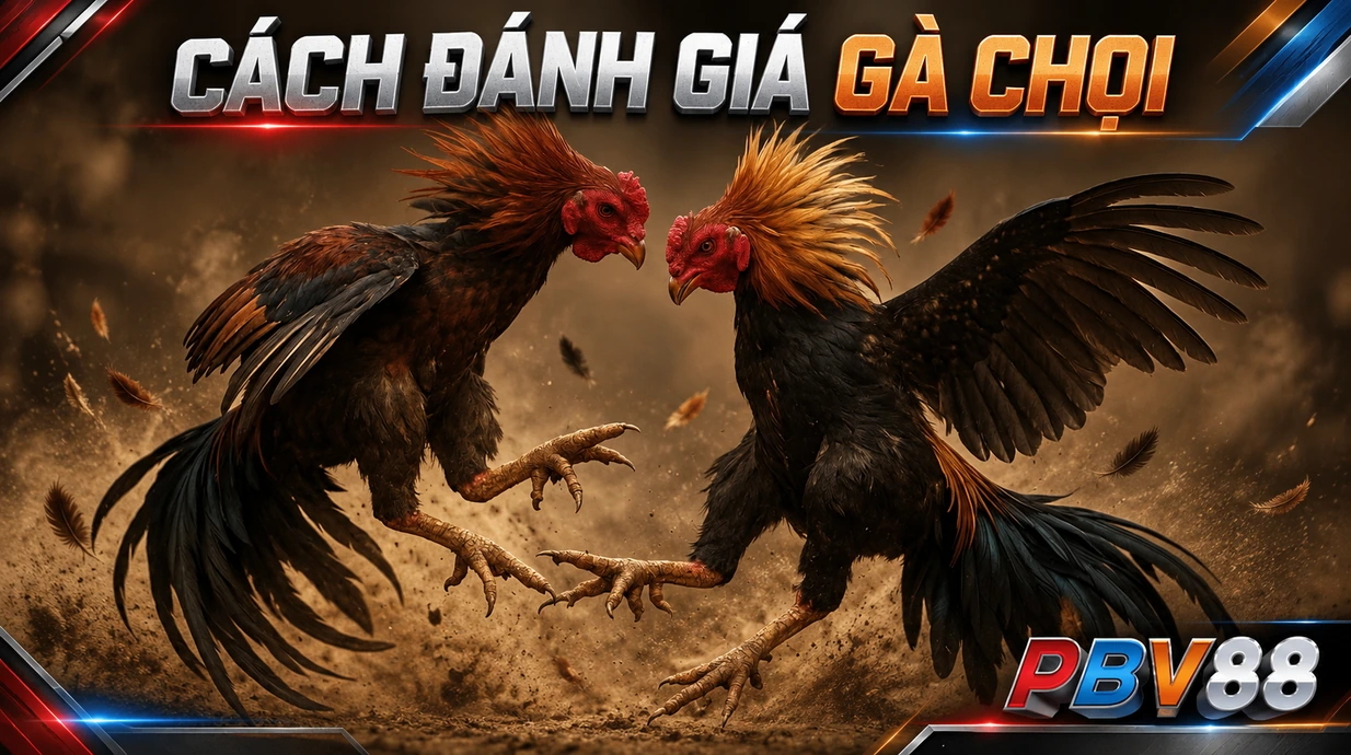 CÁCH ĐÁNH GIÁ GÀ CHỌI