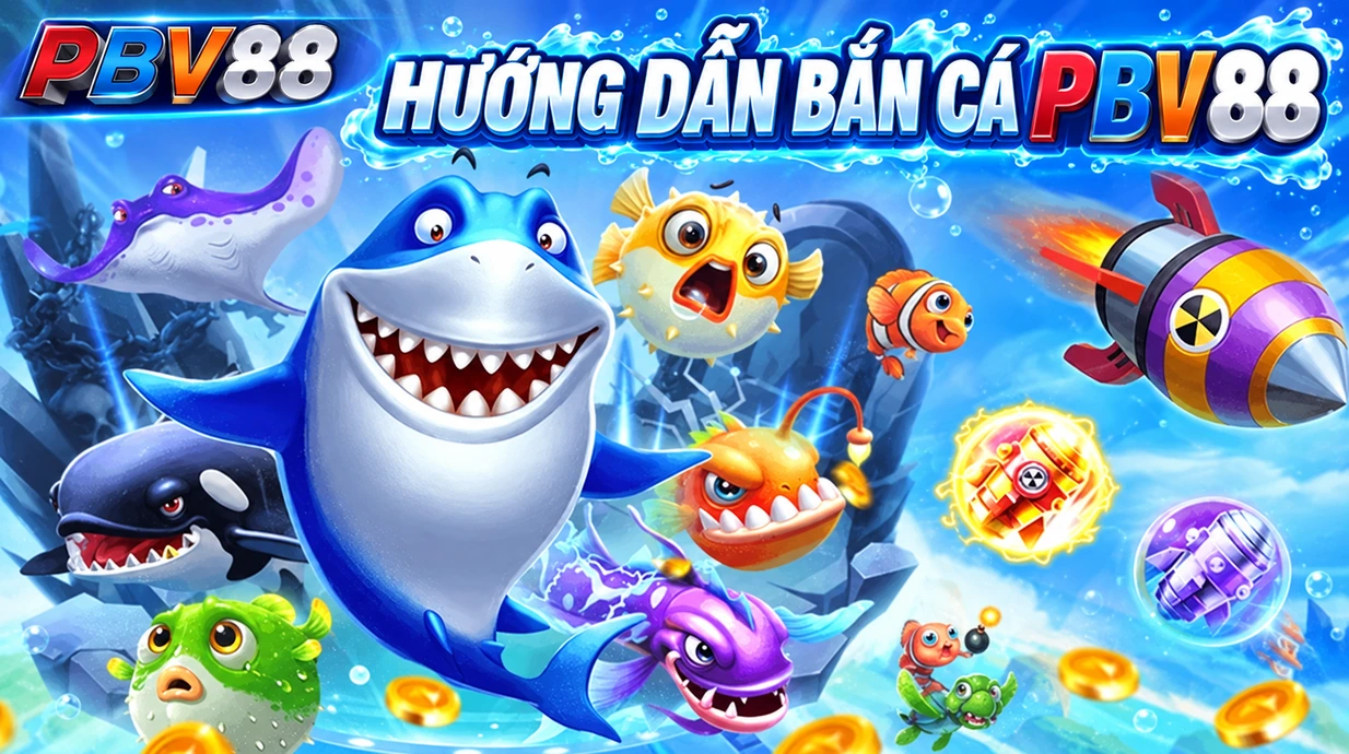 HƯỚNG DẪN BẮN CÁ PBV88